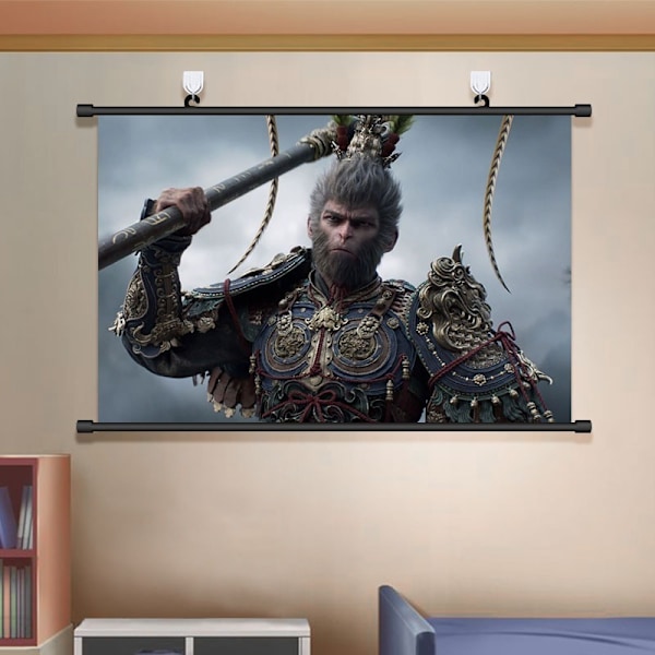 Svart myte Wukong hengende maleri omgivende plakat 20*30cm stil 8