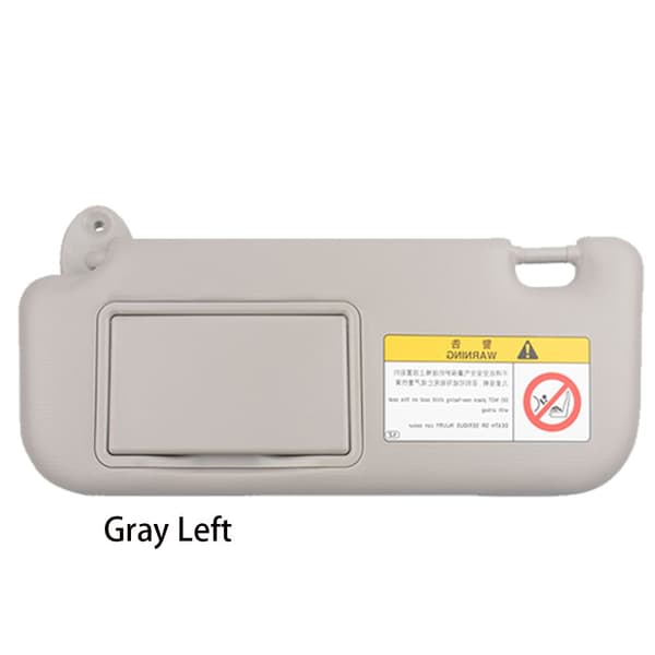 Bil solskjerm frontrute interiør grå grey left