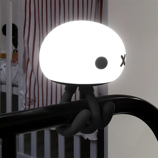 Nattlampa för barn, Uppladdningsbar LED-nattlampa för baby, dimbar B