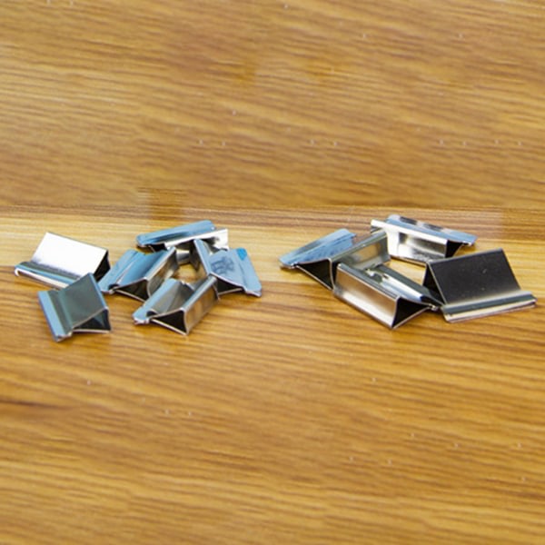30/50 stk Clip Dispenser Genanvendelig Brugervenlig Metal Bærbar Papir Fast Clamp Clip til Skole L