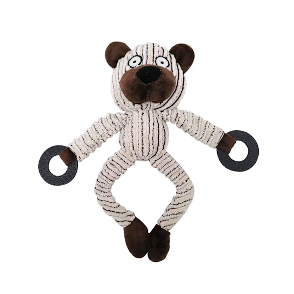 Pipande Hundleksaker För Tråkighet - 3-pack Hållbara Tuffa Valpleksaker Paket Plush Mjuk Interaktiv Hund