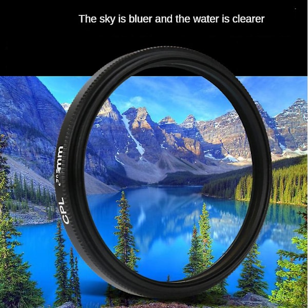 Telefonkameraobjektiv 37mm Cpl Polariserende Objektivklipsfilter