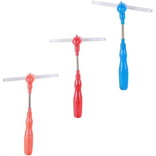 3 stk LED Vindmølle Spinner Lys Opp Pinwheel Blinkende Vind Spinners Glødende