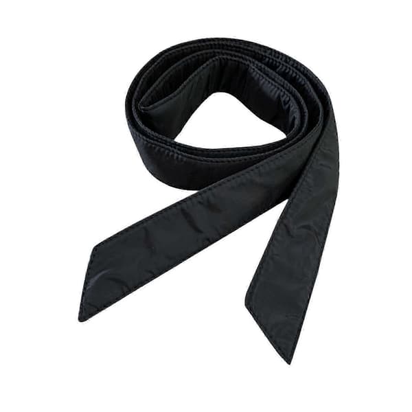 Vintervadderad dunjacka för damer Ersättningsbälte Girdle Lady 180 cm midjeband Matte Black