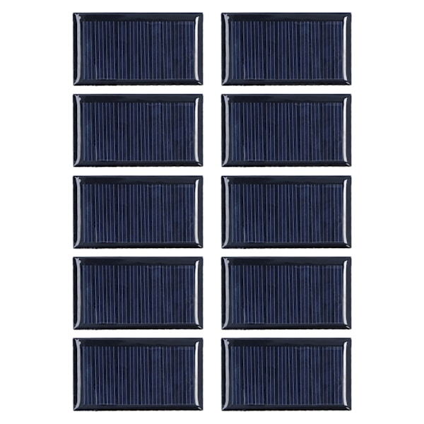 10 kpl pieniä säänkestäviä aurinkokennoja DIY aurinkopaneelimoduuli tiedeprojekteihin leluvalaisimeen 0,15W 5V_xx 0.1
