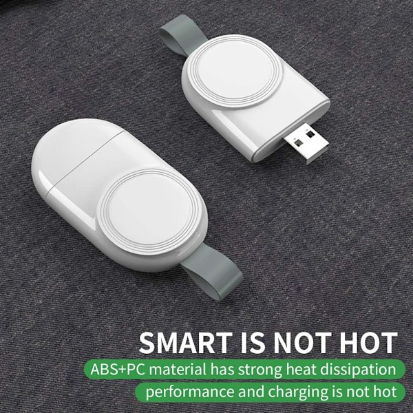USB-oplader til Apple Iwatch Ur Magnetisk Rejse Bærbar Trådløs Oplader Kompatibel med Apple Watch Series Ultra 9 8 7 6 SE 5 4 3 2