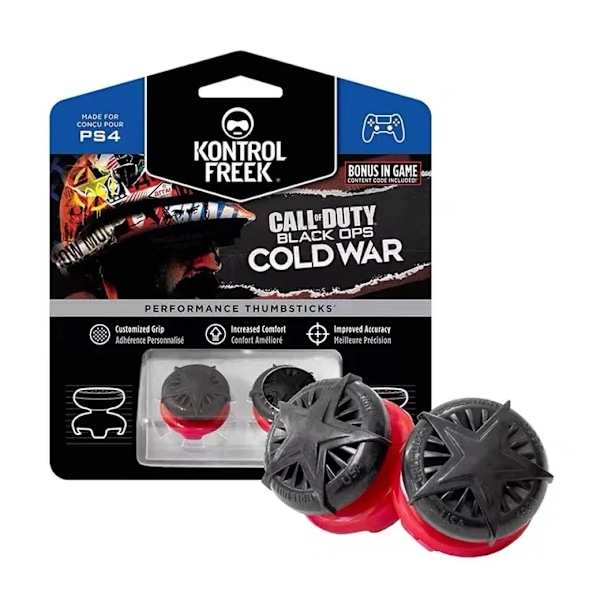 KontrolFreek FPS Freek Galaxy för Playstation PS4 5 High-Rise Analog Stick Joystick Controller Prestanda Tumstockar PS5 4-11