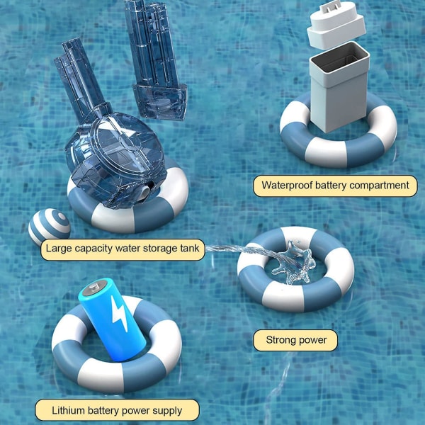 Bestselger-elektrisk vannpistol, automatiske 1-knapps sprutpistoler med super høy kapasitet for voksne og barn Sommer svømmebasseng Strand utendørs