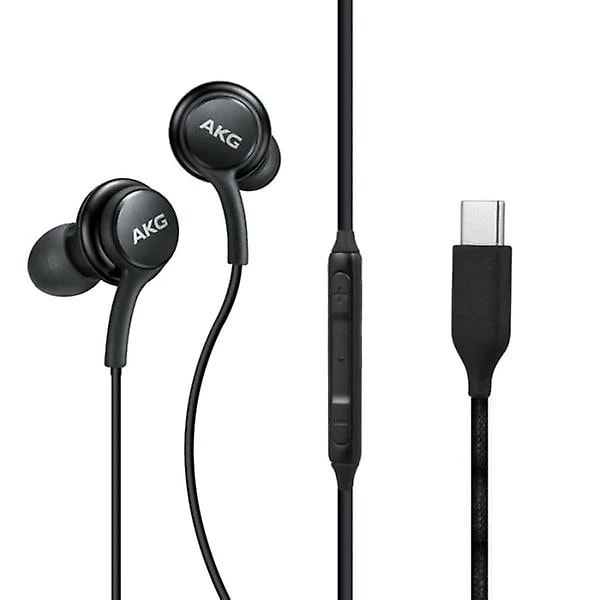 In-Ear Type-C Hörlurar för Samsung Mobiltelefoner svart
