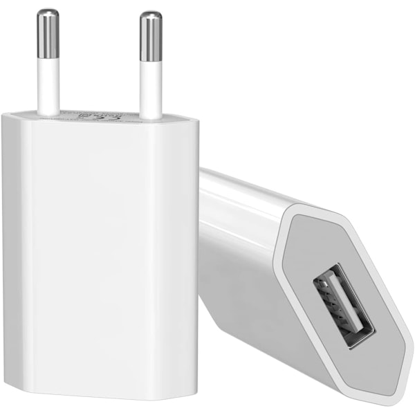 iPhone-oplader (2-pak), Apple iPhone 8, 8 Plus, 5S, 6, 6S, 6 Pl