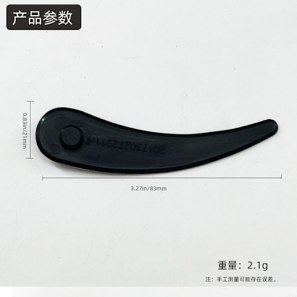 24 kpl Bosch-ruohotrimmerin teriä Bosch Durablade Art 23-18 LI Art 26-18 LI -ruohotrimmereihin, vaihtoterät ruohotrimmeriin. black_xx black Flat teeth