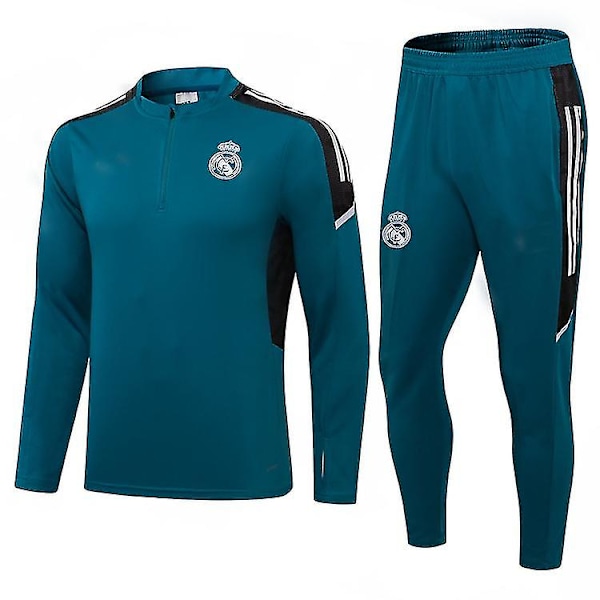 Real Madrid Ny Långärmad Fotbollströja Set Yl 18 18