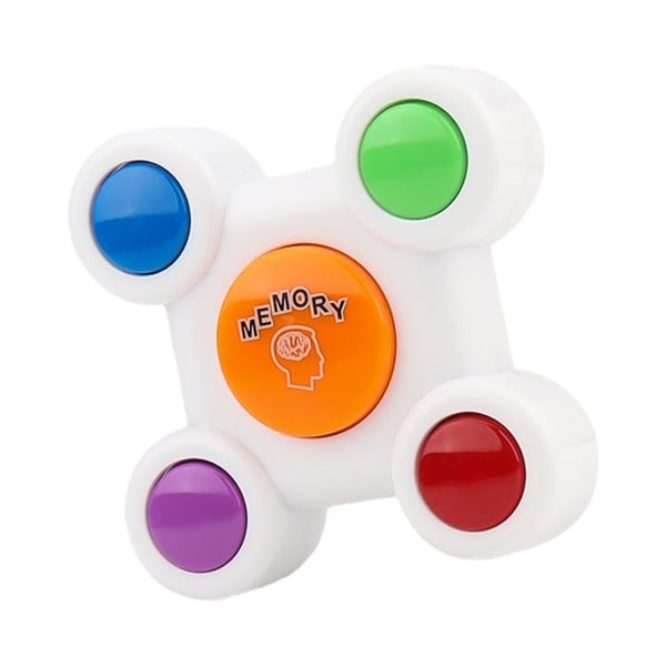 Elektronisk huskespil Håndholdt elektronisk legetøj Brain Teaser Puslespil Bærbart farvehukommelsesquizspil til børn Børn Firkantet valgfrit