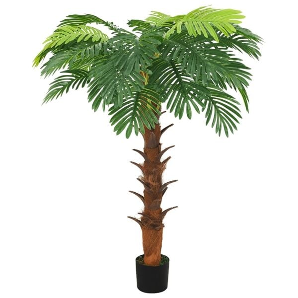 vidaXL Tekokasvi Kotiin Palmu Ruukulla 160 cm Vihreä Green Green
