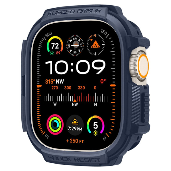 Spigen Apple Watch Ultra 49 mm Deksel Rugged Armor Marineblå