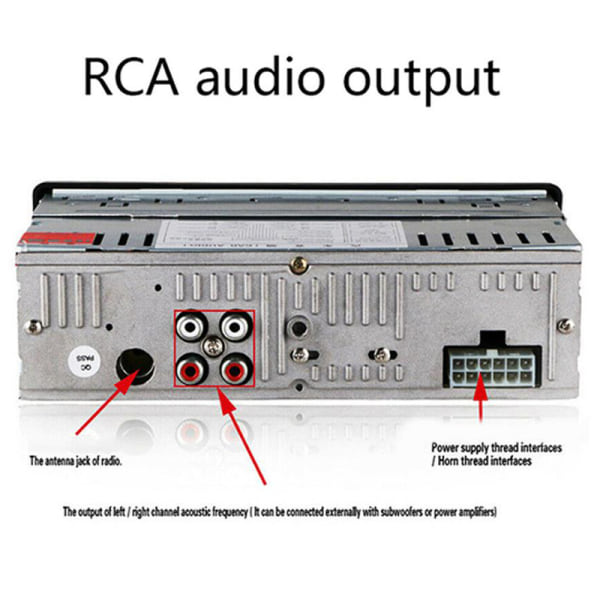 Bluetooth Retro Auton Radio MP3-soitin Stereo USB AUX Classic