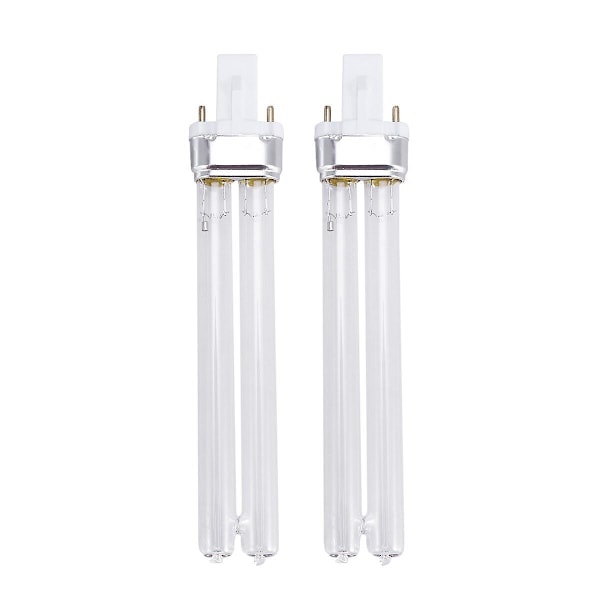 2 stk. 11w Ultraviolet Uv Desinfektionslys Lamper Uv Sterilisationslyspærer Til Sterilisator Akvarium (g23 Lampesokkel)
