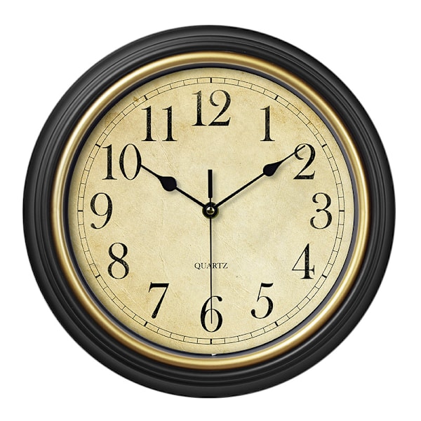 Small wall clock - Classic 30 cm silent clock for living room - Var