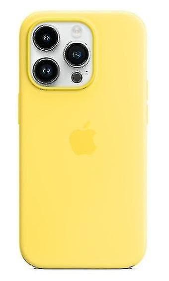 Silikonikotelo iPhone 14 Pro - ya01 Canary Yellow