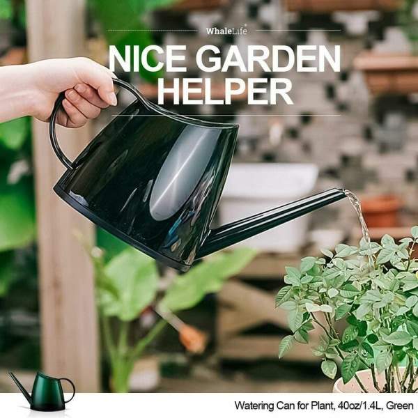 Vandekande Grøn Indendørs Vandekande Hjem Bonsai Planter Have Blomster Lang Tud 1,4L 1/3 Gallon Lille Transparent Moderne