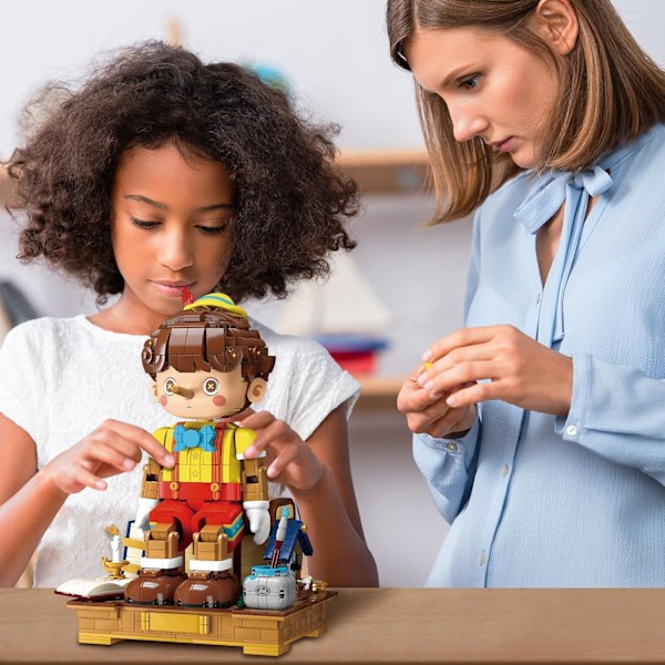 Marionet Model Mursten Legetøj Dekorativ Samling, Forældre-Barn Interaktiv Sjov Actionfigur til Teatershow, Gaver til Drenge Piger Voksne