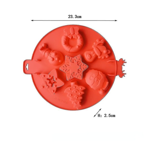 Silikoninen pyöreä muotoinen rotta DIY-puu hirven hattu mies A