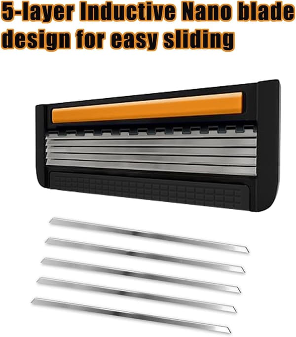 Compatible 24 Razor Blades for Gillette Fusion 5 5-Blade Replacement Cartridges with Lubrastrip for Men