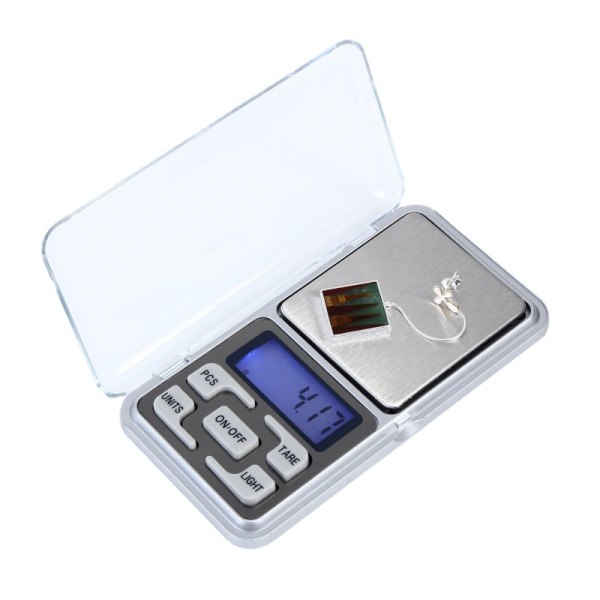 Pocket Scale Digitaalinen vaaka taskumuodossa 0.01 - 500g Musta