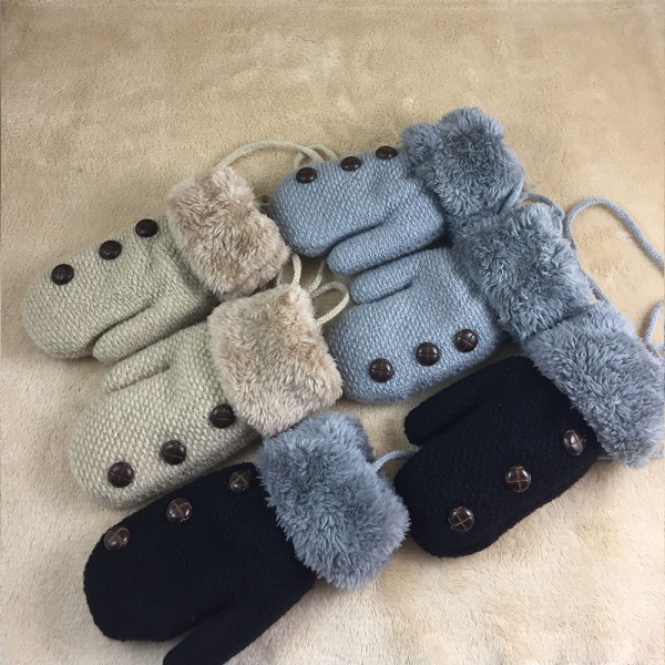 Winter Children's Knitted Gloves, Children's Toddler Gloves