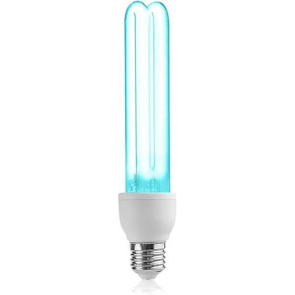 25W E27 UV Sanitizer Lampa Kvartsrör 254nm UVC Sterilisering med Ozon 360 Graders Belysningsvinkel Cisea