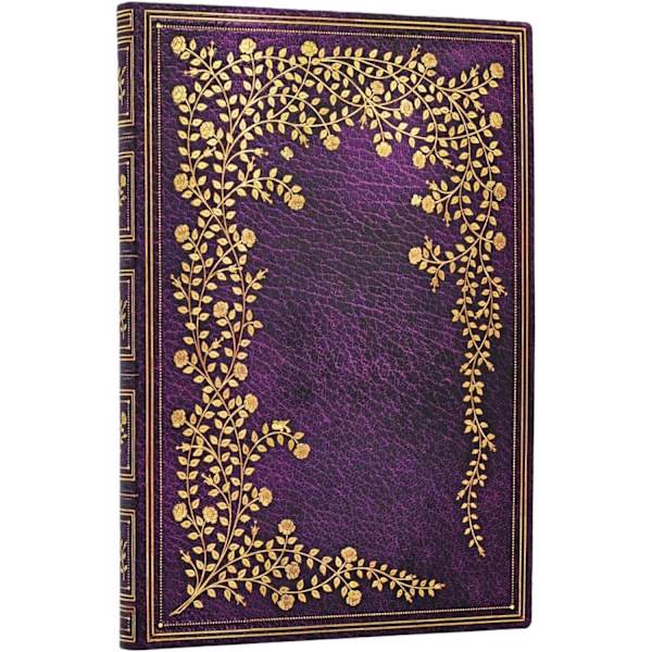 New York Rose (Gilded Age) Midi foret blød notesbog (elastikbåndlukning)