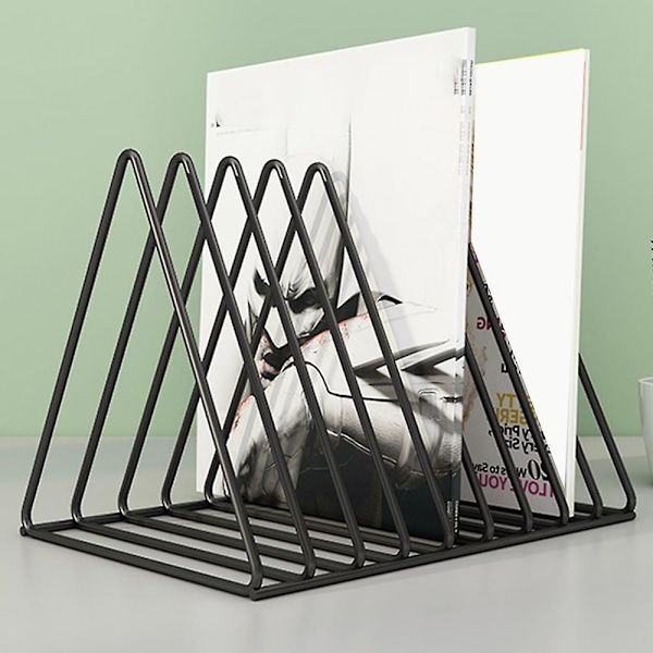 Vinylplate CD-stativ Album Display Rack Multifunksjonell Vertikal Europeisk Kunstsamling - Perfekt