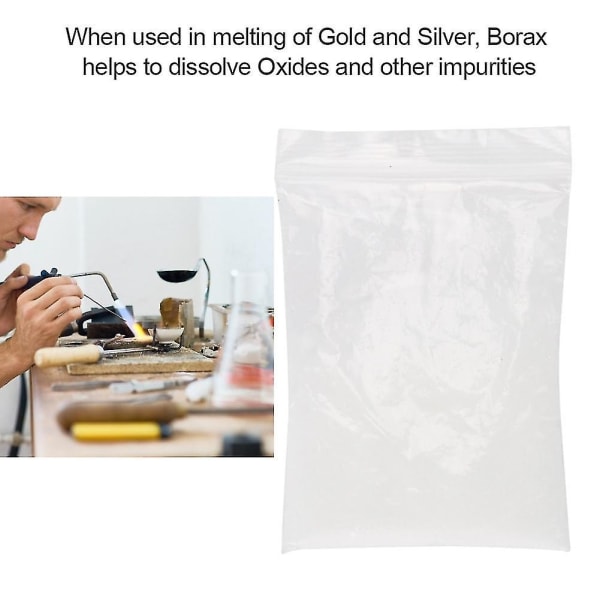 Smyckegjutning Svetshjälpmedel Borax Flux För Smältning Guld Silver