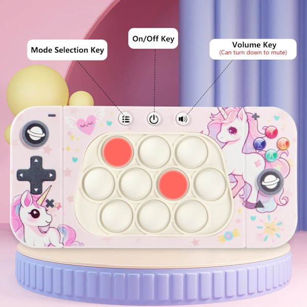 Popspel Ljusupplyst Fidget Leksak, Snabb Tryckspel Konsol, Tryck på Poppet Sensorisk Push Pop Leksak, Konsol, Upp Popping Spel för Barn Vuxna (Kamouflage) Camouflage