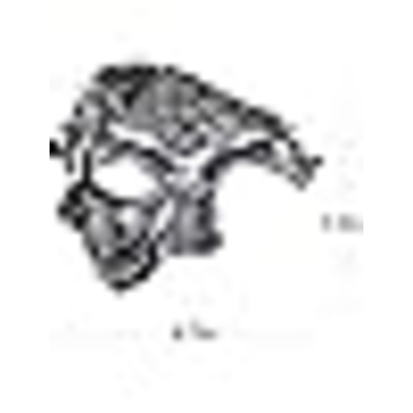 Ubauta Steampunk Metall Cyborg Venetiansk Mask, Maskeradmask För Halloween Kostymfest/Operans Fantom/Mardi Gras Bal