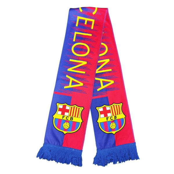 143CM*16.5CM ub- Fodboldsjal tørklæde Fodboldsjal bomuldsuld valgdekoration Manchester United Barcelona