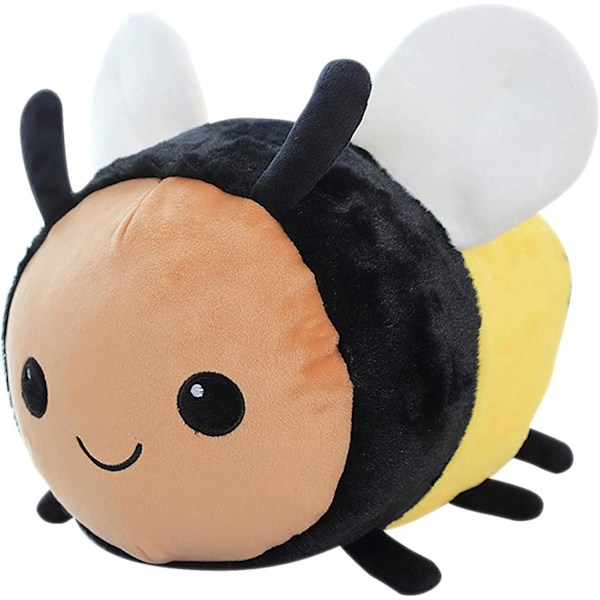 （30cm）Söt Supermjuk Bi Plyschdocka Leksak Kawaii Bi Plysch Kudde Stoppad Djurdocka Halloween Födelsedagspresent för Barn Pojkar Flickor