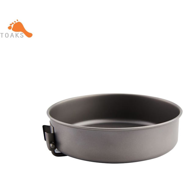Titanium stekpanna utomhus camping picknick lättviktsutrustning redskap 145mm