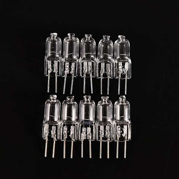 10X G4 JC Type Halogen Lampe 12V 10W