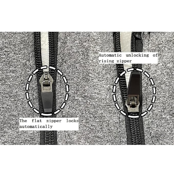 Højtydende sports-bh til kvinder, lynlås foran, justerbar GRAY_xx GREY 3XL
