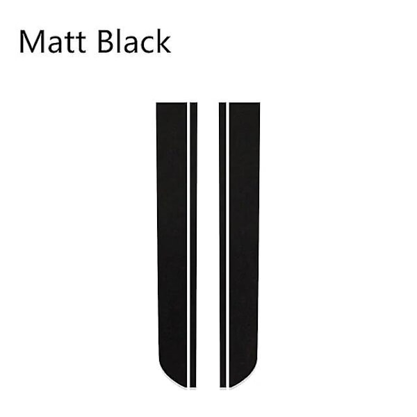 Auton sisätilan konepellin tarrat MINI Cooper One S JCW Countryman Clubman R55 R60 R61 F54 F55 F56 Auto Head Stripe Decal Tuning -WELLNGS Matte Black