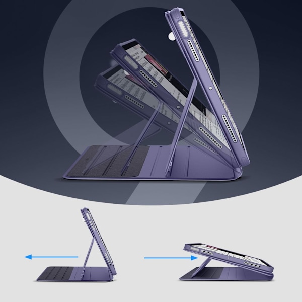 ESR iPad Air 2020/2022/2024 Etui Shift Magnetisk Lilla