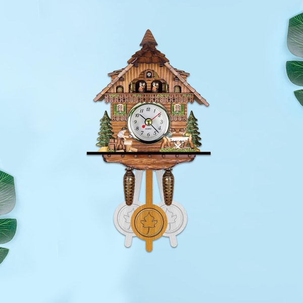 Cuckoo Cuckoo Wall clock Alarm clock Alarm clock Retro clock Living room clock in wood