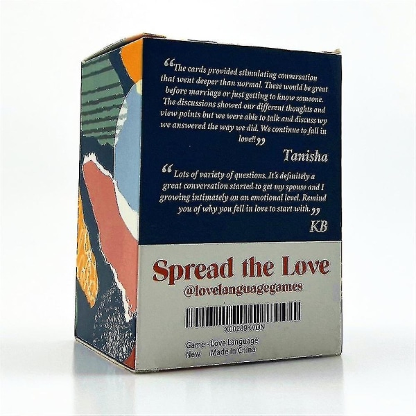 Love Language Card Game 150 samtalestarterspørsmål for par