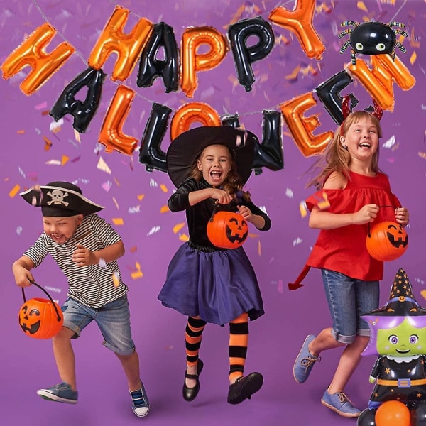 Halloween-ballonger Halloween-festballonger Happy Halloween-ballongset