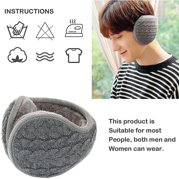 Winter Earmuffs Ladies-warm Earmuffs, Foldable Earmuffs