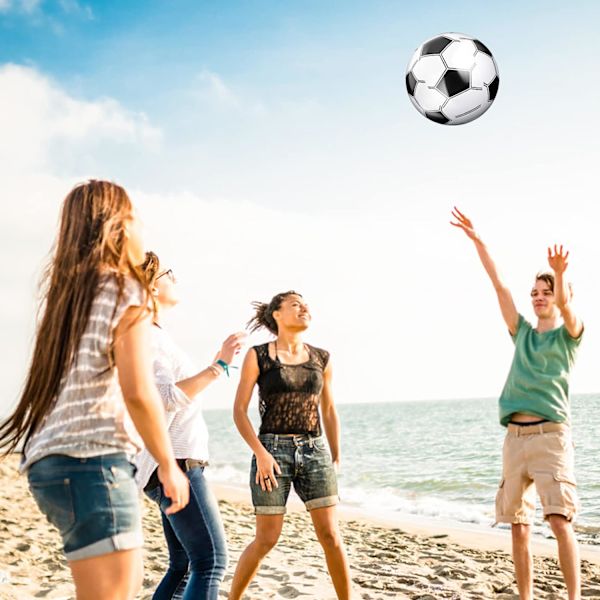 3 stk. Oppustelige Strandbolde Oppustelig Fodbold Blæs Op Strandbolde