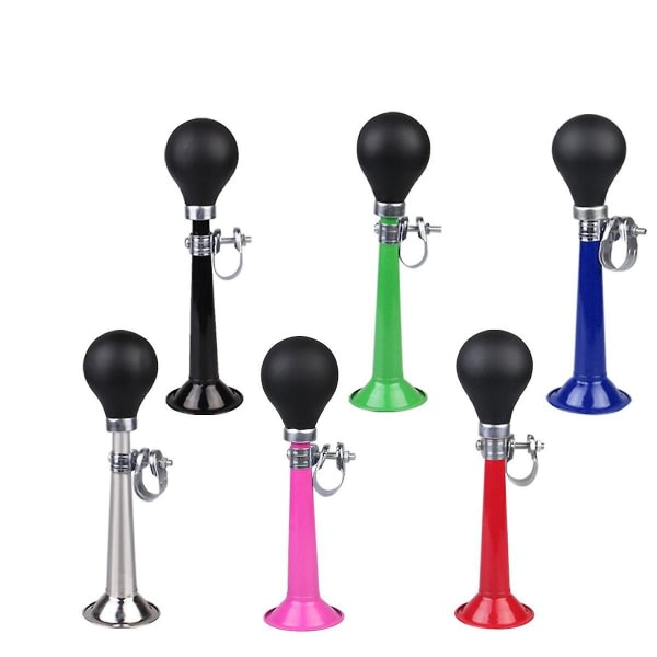 Bicycle Bicycle Hooter, Metal Bicycle Horn Traditional Portable Bicycle Air Horn Loud Bell Bugle Trumpet Alarm blue