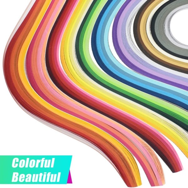 900 Strips Set Paper Quilling Set Strips per Pack Paper