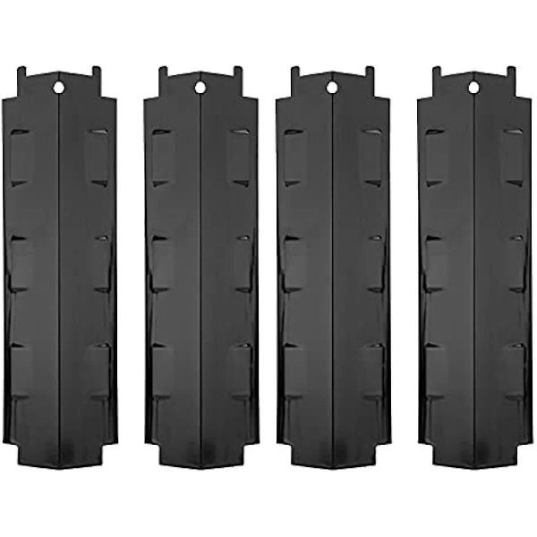 Universell ersättningsgrillvärme tält för grill porslin stål bbq varm platta sköld värme tält smak bar brännare lock flamma tamer för Db 2Pcs